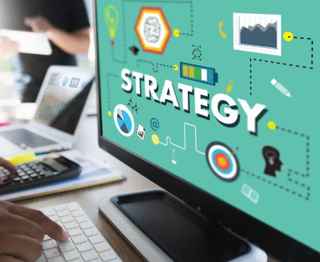 Sales and marketing teams collaborating using CRM software