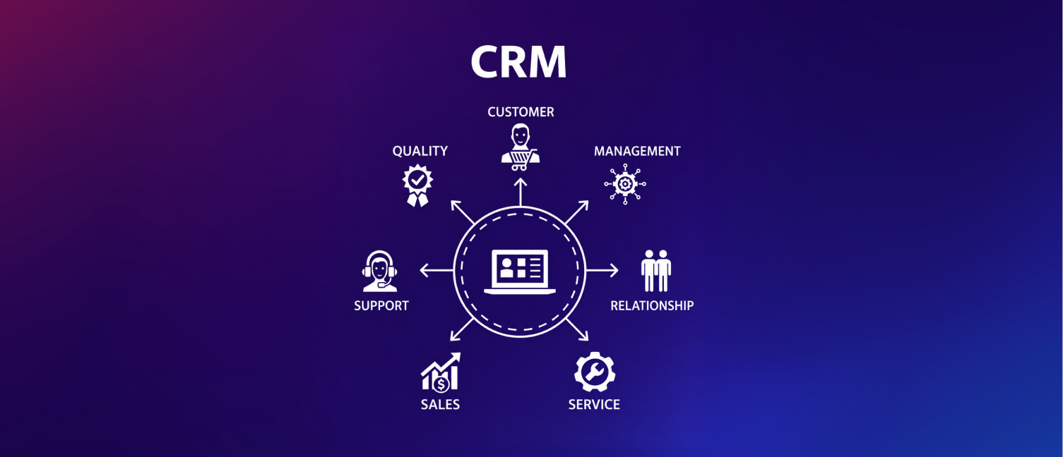 CRM dashboard with sales automation features