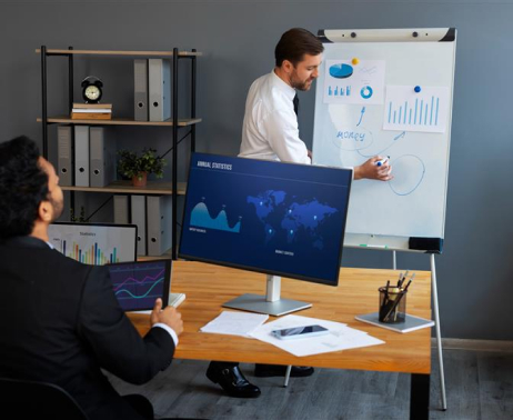 CRM dashboard with lead management sollutions